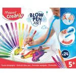 Maped compatible - Creativ - Blowpen Art, 24 colours