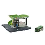 Matchbox - Stazione degli Autobus, Playset Base con 1 Veicolo Incluso