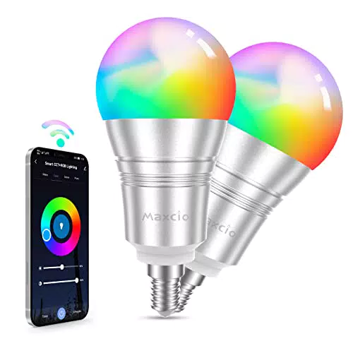 Maxcio Lampadine WiFi E14ampadine LED Inteligente 9W