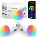 Maxsure Lampadina Bluetooth, E27 Lampadina Colorate 9W 806LM