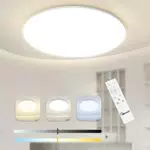 Maxuni Plafoniera LED Dimmerabile, 24W 2480LM 2700-6500k Ø33CM