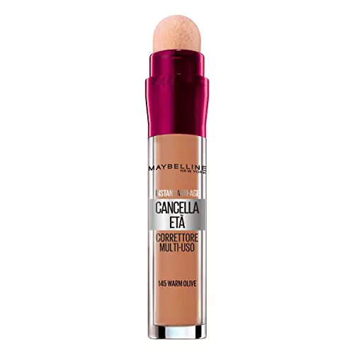 Maybelline New York Correttore Liquido Il Cancella Età, 145 Warm Olive