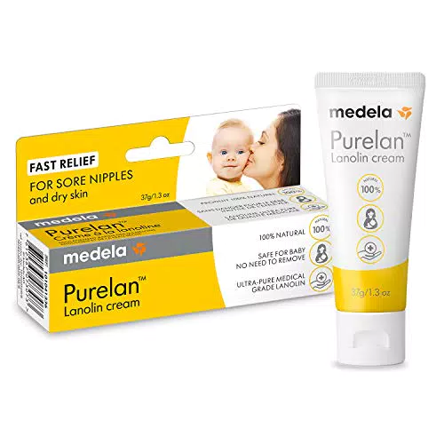 Medela Purelan 37g Crema per Capezzoli alla Lanolina Sollievo Rapido per Capezzoli Doloranti e Pelle Secca