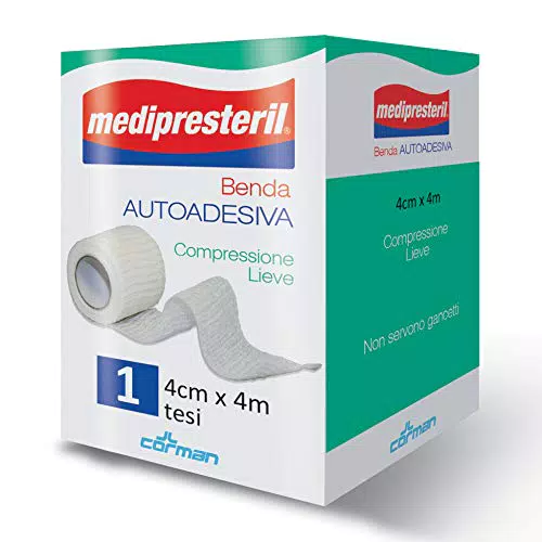 MediPresteil 1 Benda autoadesiva 4 cm x 4 m tesi