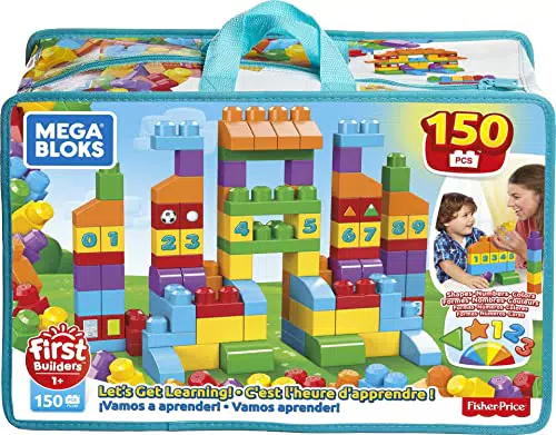 Mega Bloks FVJ49 Let's Get Learning Bricksulti-Colour