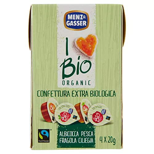 Menz & Gasser Bio Confettura Extra Monodose Assortita 80 g