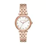 Michael Kors DIAMOND DARCI Orologio analogico da Donna, oro rosa