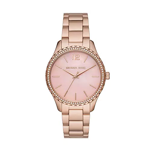 Michael Kors LAYTON Orologio da Donnaisura Cassa 38 mmovimento a Tre Lancette
