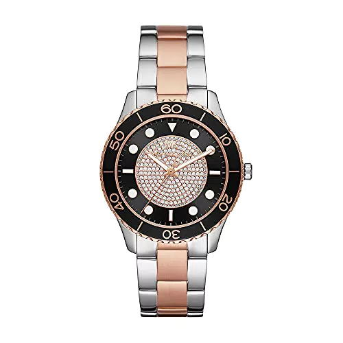 Michael Kors RUNWAY Orologio da Donna, misura Cassa 40mm, movimento a Tre Lancette