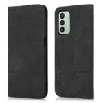 MIKULLE Custodia in Magnetica Flip PU Portafoglio per iPhone 14-Nero