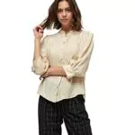 Minus Candy Shirt, Camicia, Donna, Beige, 44