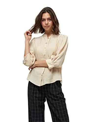 Minus Candy Shirt, Camicia, Donna, Beige, 44