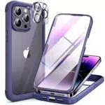 Miracase Glass Series Progettata per Cover iPhone 14 Pro, viola