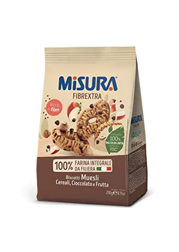 Misura Biscotti Integrali Fibrextra Muesli con Cereali