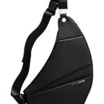 MS Borsa Monospalla Uomo Antifurto Spalla Petto Borsa per Sport Outdoor Palestra Viaggi