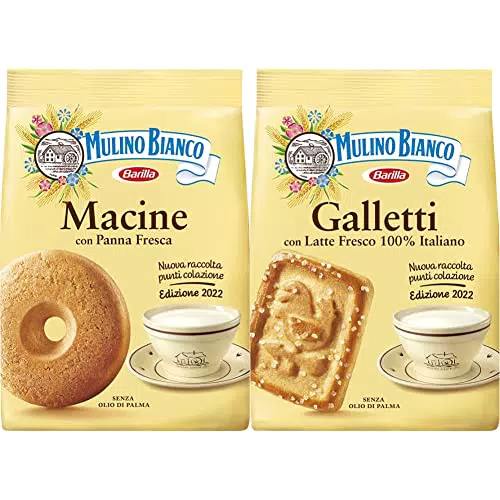 Mulino Bianco Biscotti Frollini Macine con Panna Fresca