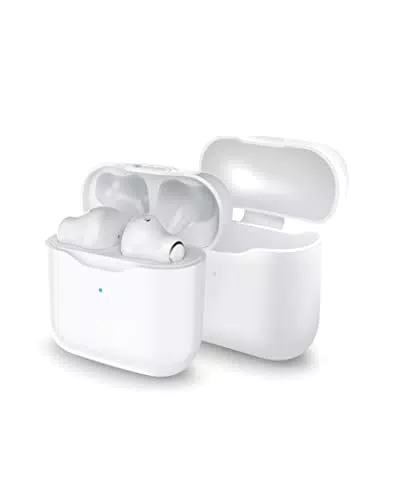Mysound Auricolare true wireless con tecnologia Bluetooth 5.0 con guscio di protezione in silicone bianco