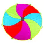 NARMAY - Paracadute ludico per Bambiniotivo Arcobaleno con 8 Maniglie