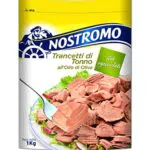 Nostromo - Trancetti di tonno all'olio di oliva, 1 busta da 1kg