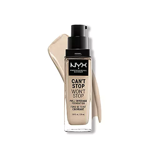 NYX Professional Makeup Fondotinta, Can't Stop Won't Stop Full Coverage