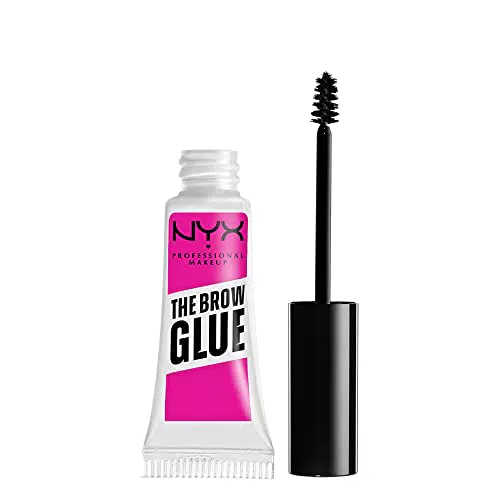 NYX Professional Makeup The Brow Glue, Gel Trasparente per Sopracciglia Effetto Laminazione