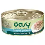 Oasy Wet Cat - Tonno con Gamberetti Lattina Gr 70