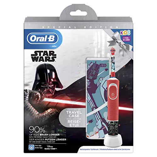 Oral-B Spazzolino Elettrico Bambini Star Warsetole Morbide