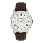 Fossil Orologio Grant da uomo, movimento cronografo al quarzo