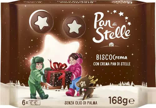 Pan di Stelle Biscocrema, Biscotti al Cacao e Nocciola con Crema Pan di Stelle