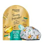 PANTENE Maschera&Cuffia per Capelli, ANTI-CRESPO, 1 Maschera 20 ml + 1 Cuffia