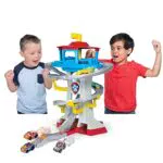 Paw Patrolet di Gioco Adventure bay Pista da Corsa Die Cast con 2 Veicoli Esclusivi