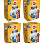 Pedigree Dentastix Snack per la Igiene Orale - 4 Confezioni da 28 Pezzi