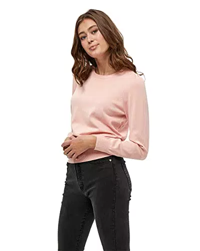 Peppercorn Maglione con Maniche Lunghe a Sbuffo Donna