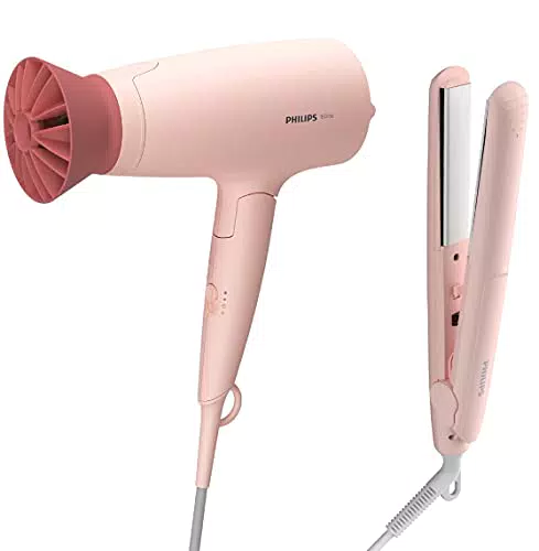 Philips 3000 Series Set per styling dei capelli BHP398/00 Piastre infuse di cheratina