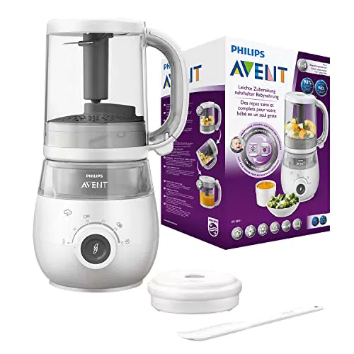Philips Avent SCF883/01 EasyPappa Plus 4 in 1 Cuocipappa Multifunzione