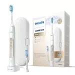 Spazzolino Elettrico PHILIPS SONICARE HX9601/03 ExpertClean 7300, Bianco E Oro