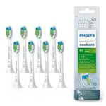 Philips Sonicare HX6068/12 Pack da 8 Testine di Ricambio W2 Optimal White Standard per Spazzolino Elettrico Sonico