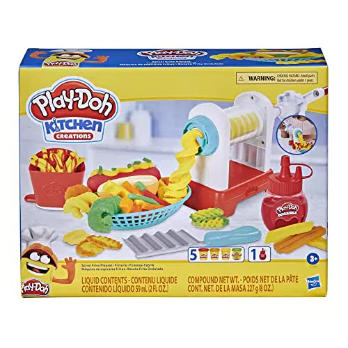 Play-Doh Kitchen Creations - Set di Patatine Fritte a Spirale