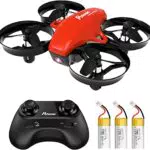 Potensic Mini Drone per Bambini con 3 Batterie, Rosso
