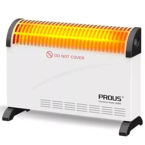 PROUS 2000W Termoconvettore Elettrico Basso Consumo