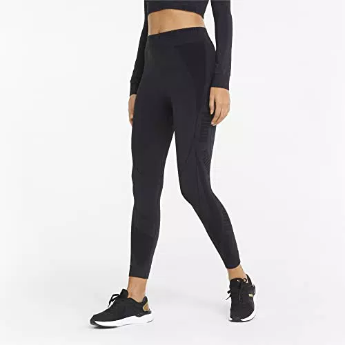 PUMA leggins a Vita Alta 7/8, Donna, Black