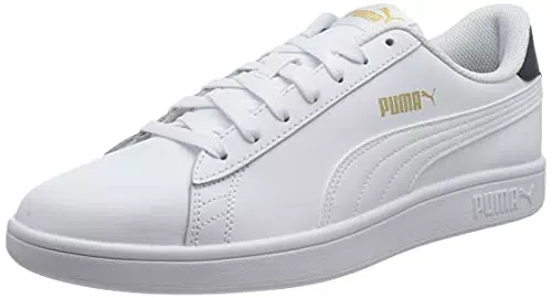 PUMA Smash V2 Lcarpe da Ginnastica Unisex-Adulto, Bianco