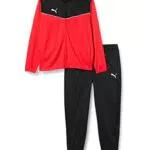 PUMA Tuta Individualrise, Sportiva Uomo, Rosso Nero