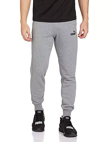 PUMHB|#Puma Ess Logo Pants TR Cl, Pantaloni Tuta Uomoedium Gray Heather