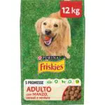 Purina Friskies Crocchette Cane Adulto con Manzo, Cereali e Verdure 12 kg