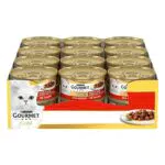 Purina Gourmet Gold Dadini in Salsa Cibo Umido per Gatti con Manzo