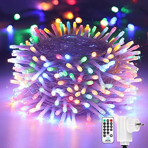 Qedertek Luci Albero di Natale, 23M 200 LED