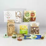 RE REGALO CESTO 'VEGANO' Biscotti d'orzo, Pasta di Lenticchie