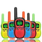 Retevis RA617 Walkie Talkie a Lungo Raggio con Torcia LED Retroilluminata 16 Canali VOX