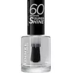 Rimmel London Smalto Unghie 60 Seconds Super Shine - Asciugatura Rapida e Lunga Durata - 740 Clear - 8 ml